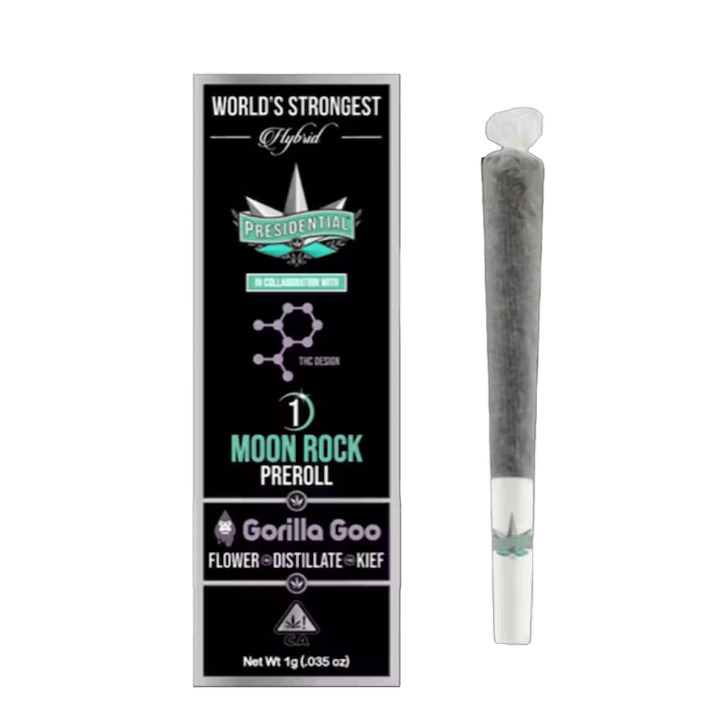 Presidential THC Design Gorilla Goo Moonrock Infused 1g