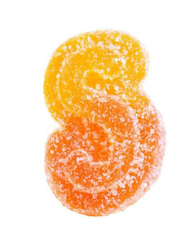 Fully Blasted Peach Orange 1:1 THC CBD Gummy 1 Pack Hybrid