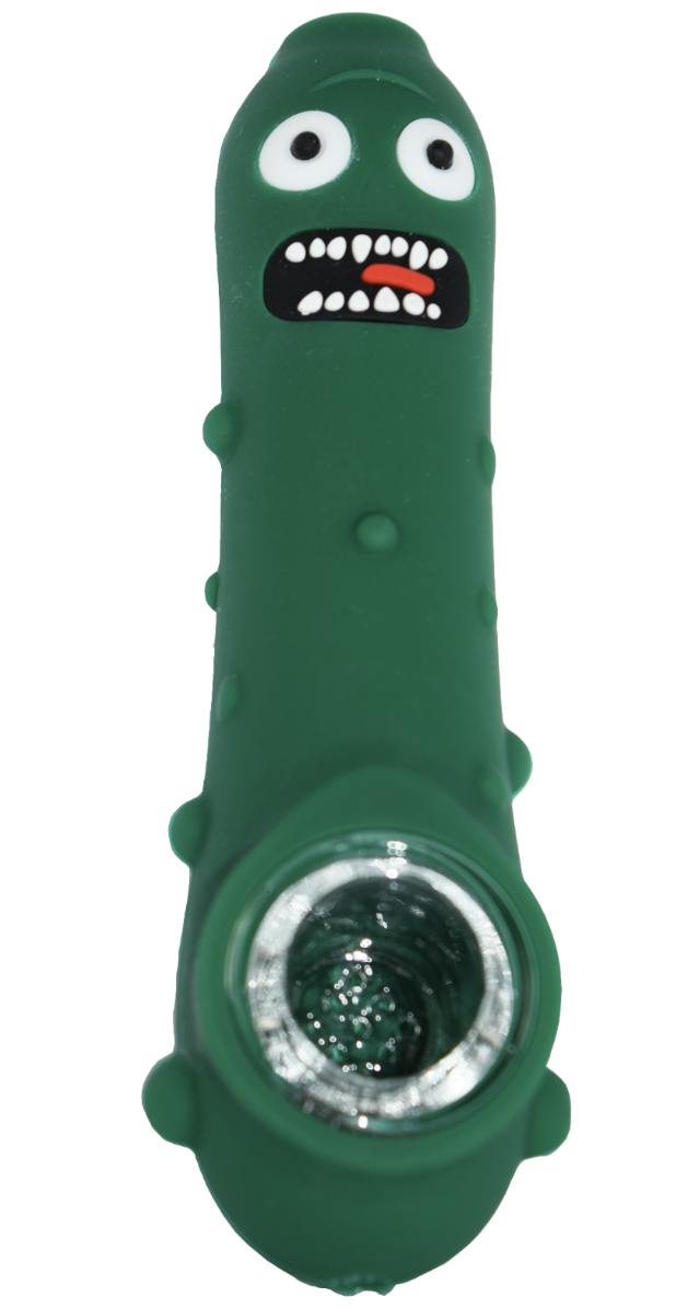 R&M | Pickle Rick Hand Pipe | Silicone