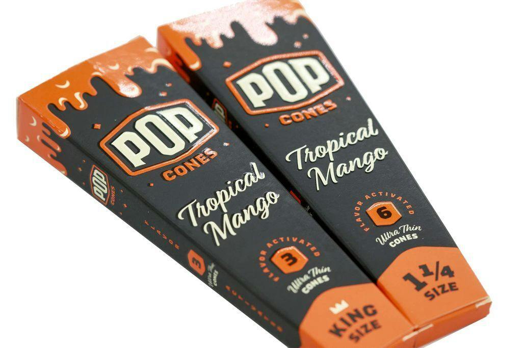 Pop Cones Tropical Mango Papers Each