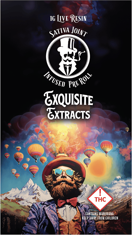 Exquisite Extracts Lemon Oreoz Infused Joint 1 g