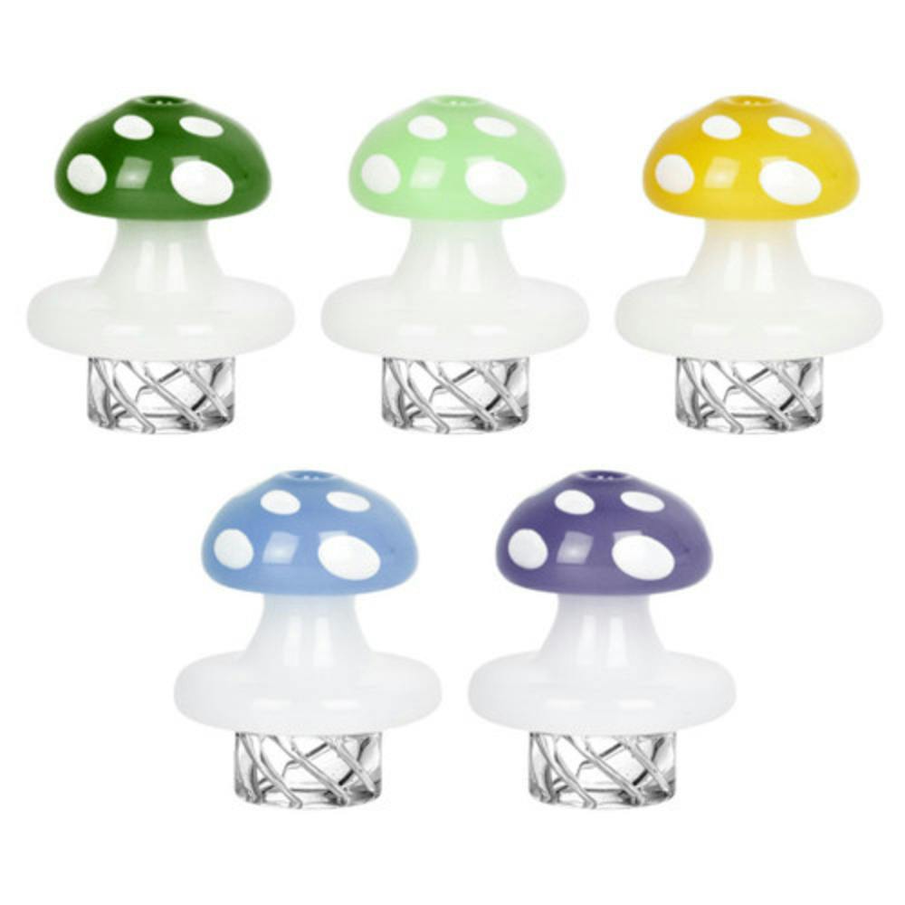 Mushroom Helix Spinner Carb Cap - Assorted | SirEEL - Spinner Carb Cap