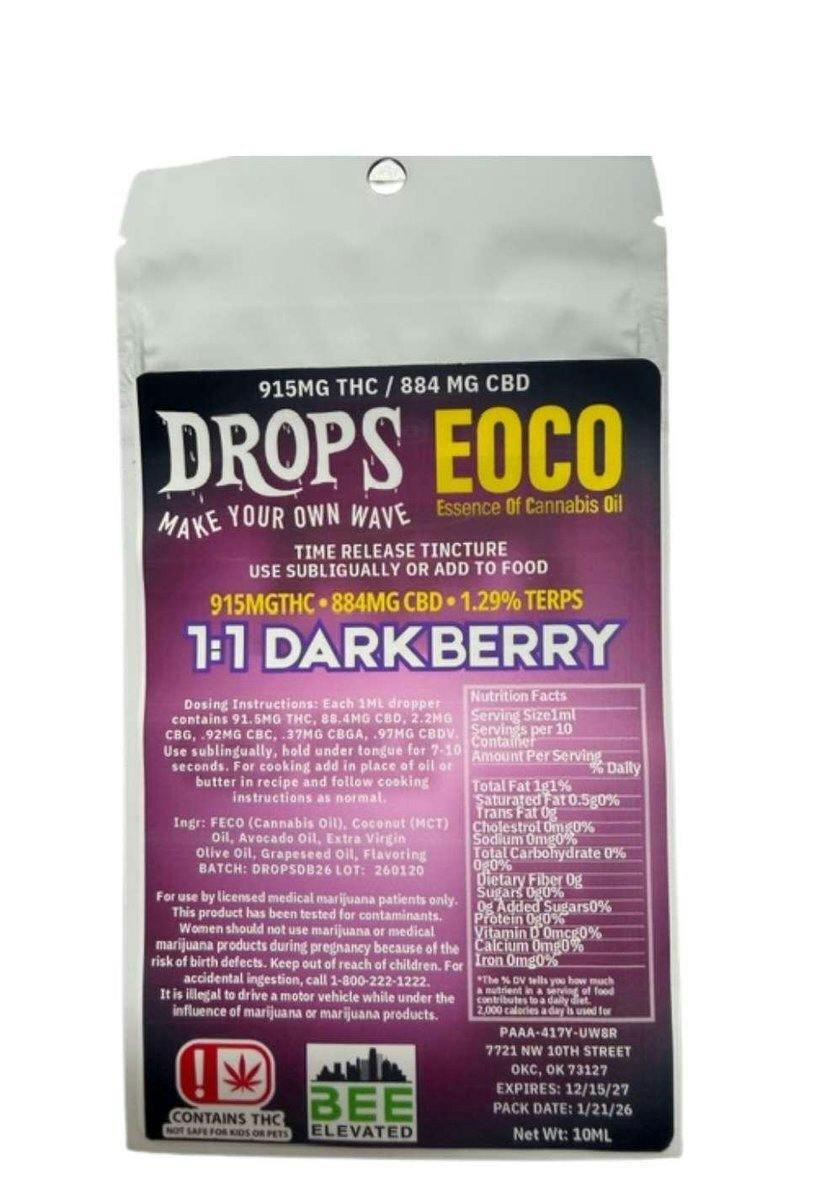 EOCO Drops - Darkberry - 1:1 Tincture
