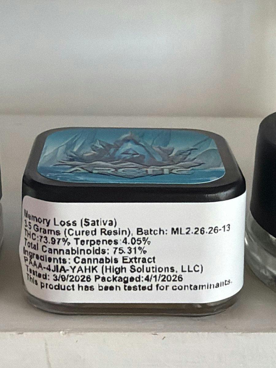 Arctic Extracts Cured Resin Memory Loss 3.5g