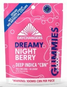 Daychangers | Edible | Dreamy Night Berry | 3000mg:10ct