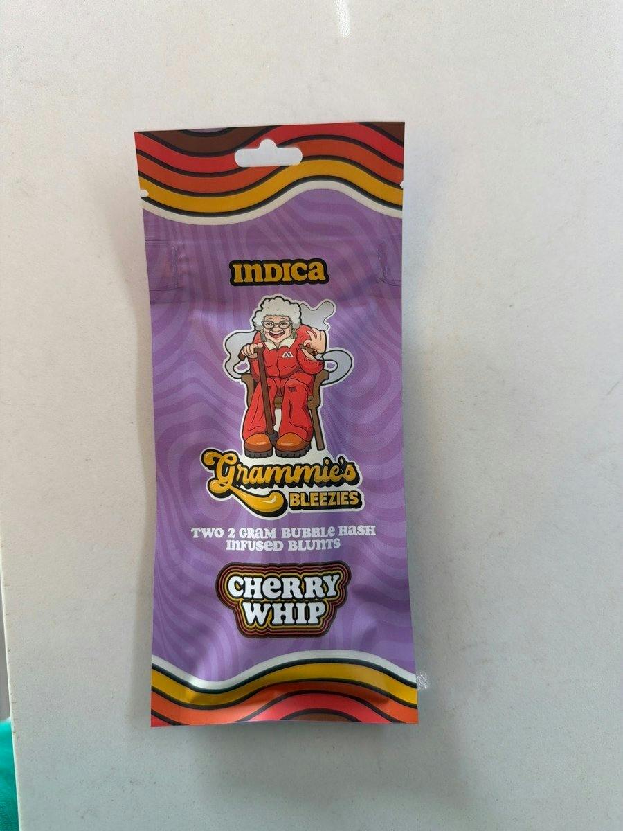 Grammies - BLUNT (BUBBLE HASH INFUSED) - Cherry Whip - 4g