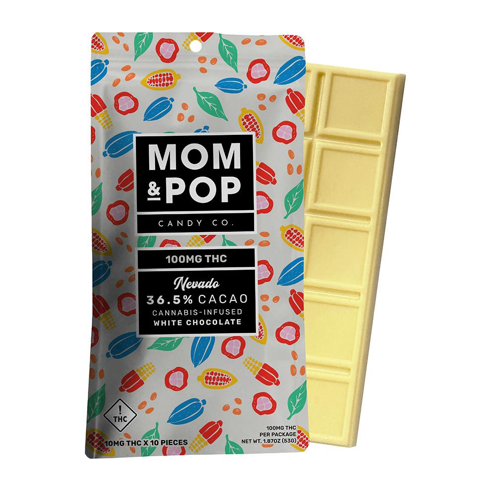Mom & Pop - White Chocolate Bar (H) (100mg)