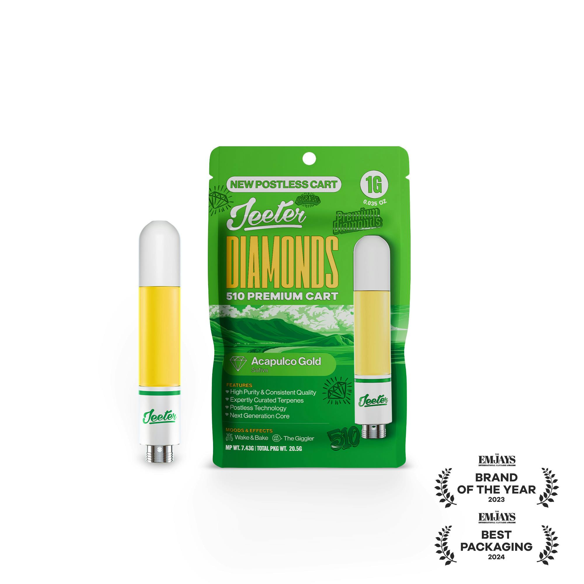 Jeeter · Postless Cartridge Liquid Diamonds