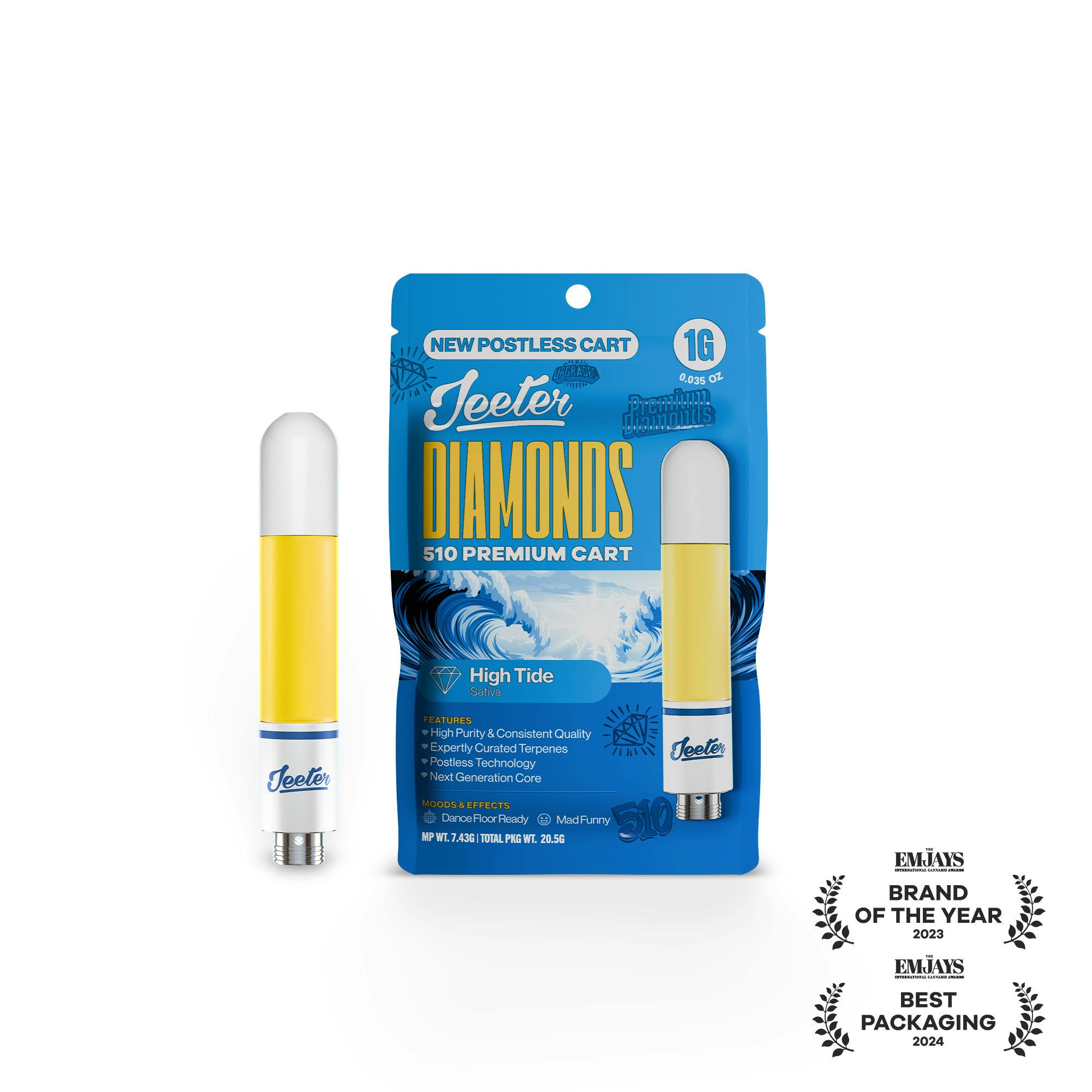 Jeeter - Postless Cartridge Liquid Diamonds - High Tide (S) (1.0g)