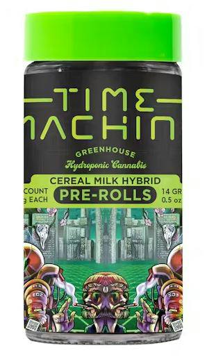 TIME MACHINE - MIXED LIGHT PREROLL MULTIPACK - CEREAL MILK - 14G