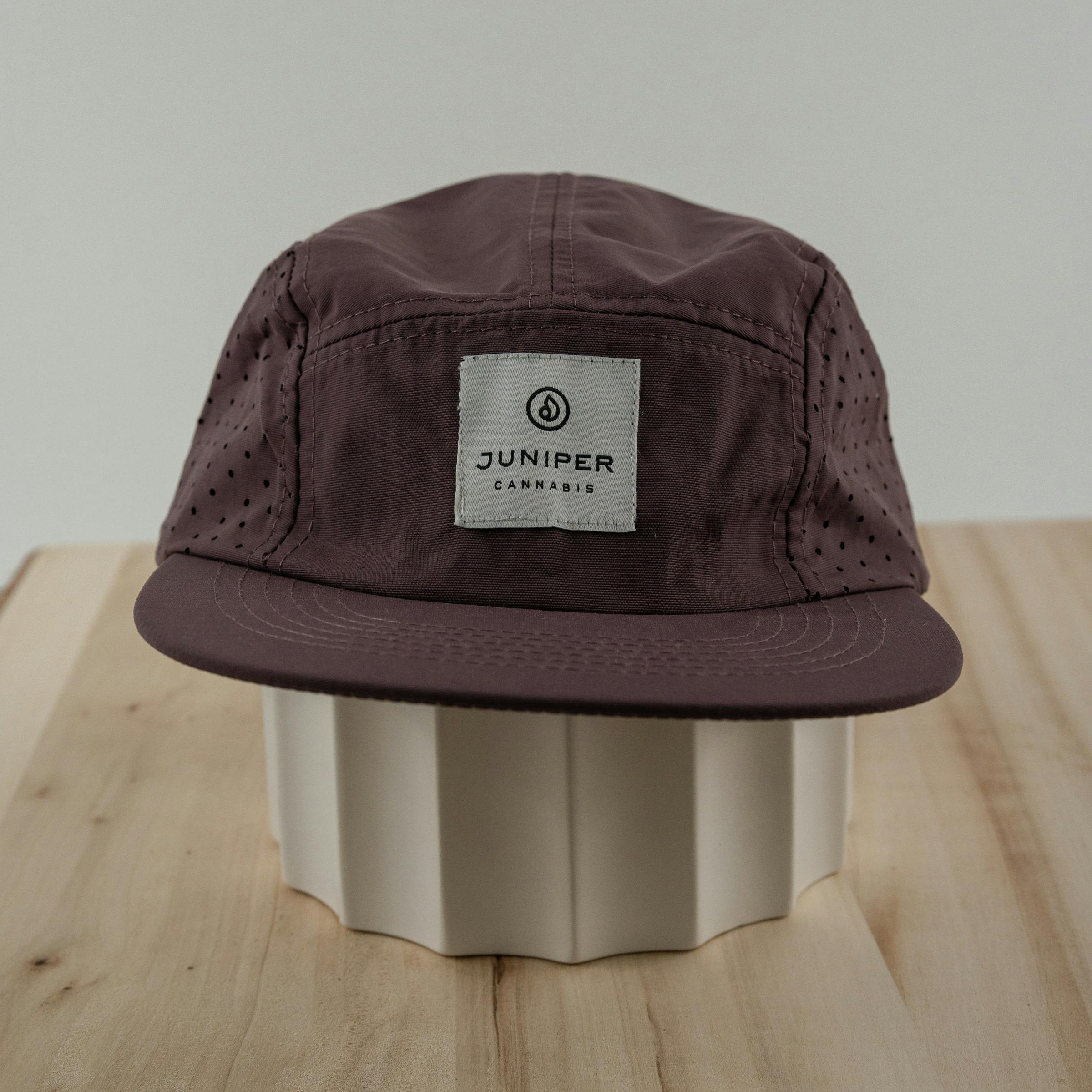 Hat | Purple Vented 5 Panel Juniper Patch
