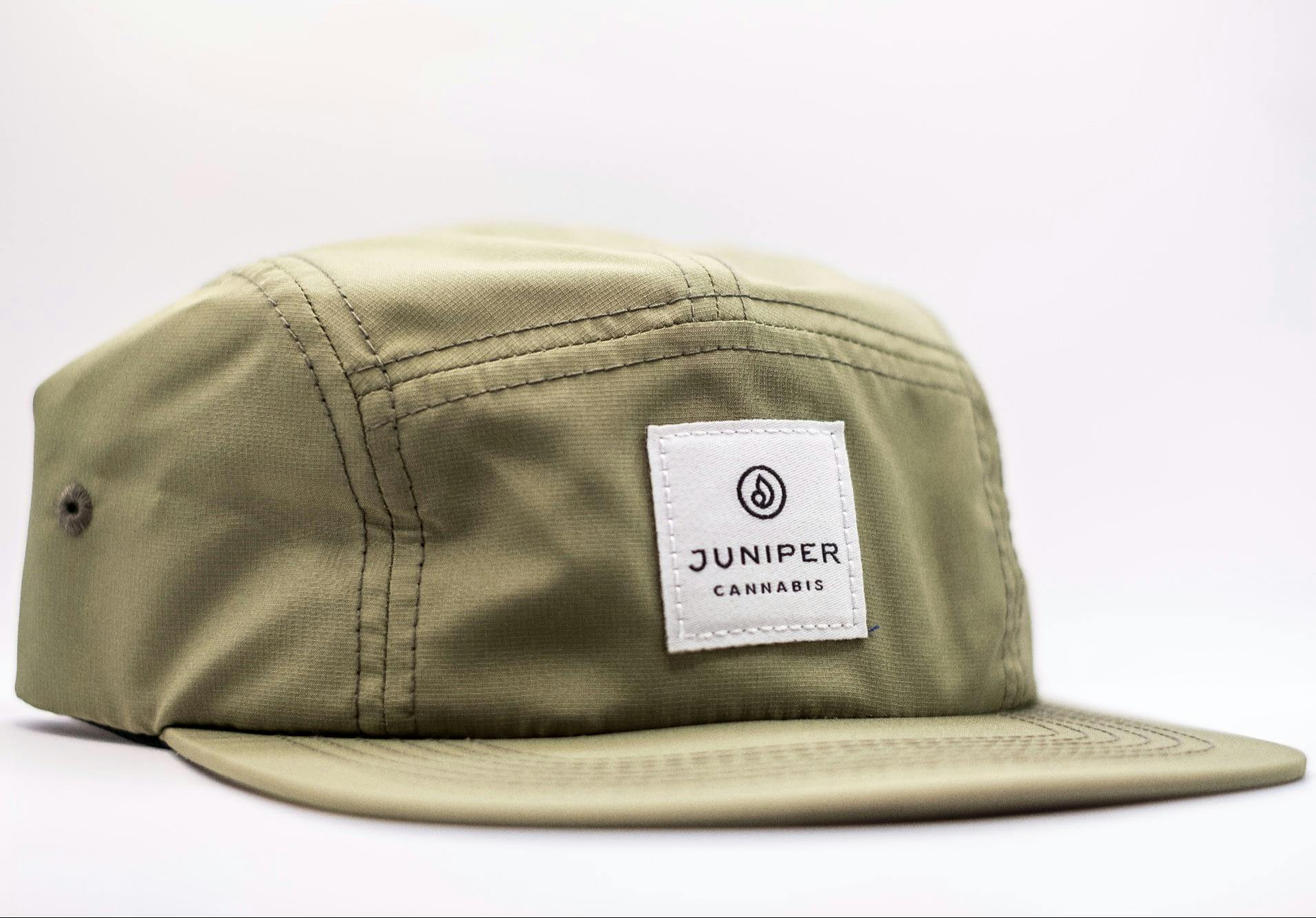Hat | Olive 5 panel with white patch