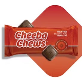 Cheeba Chews - Chocolate Chews Sativa 100mg (10pcs)