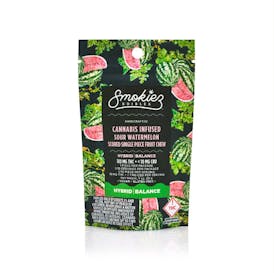 Smokiez - Sour Watermelon Scored Single Fruit Chews Hybrid 100mg (1pcs)