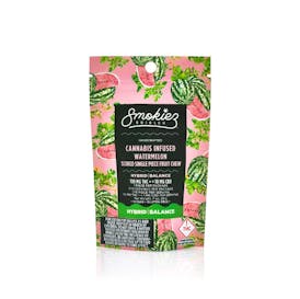 Smokiez - Sweet Watermelon Scored Single Fruit Chews Hybrid 100mg (1pcs)