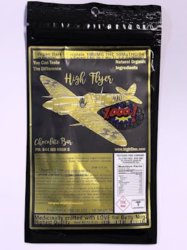 High 5 Edibles - Vegan Organic Dark Chocolate 1000mg