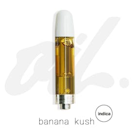 Oil Banana Kush Distillate Cartridge 1000mg {Indica}