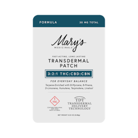 Mary's Medicinals Transdermal Patch 3:2:1 15mg THC:10mg CBD:5mg CBN