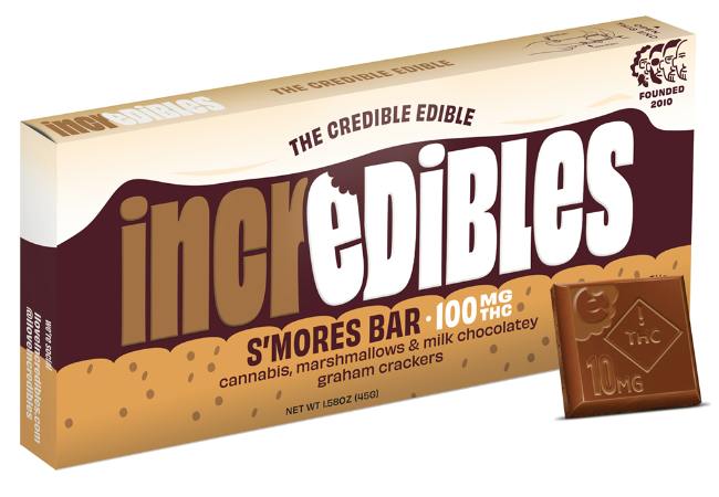 Incredibles - S'mores - Chocolate Bar 100mg