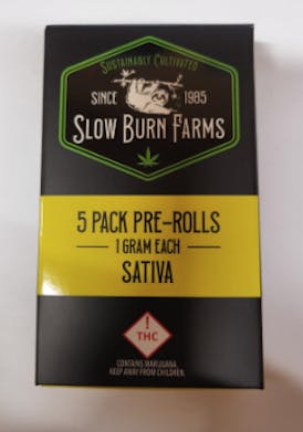Tropical Banana Pre-Roll 5-Pack 5g {Sativa}