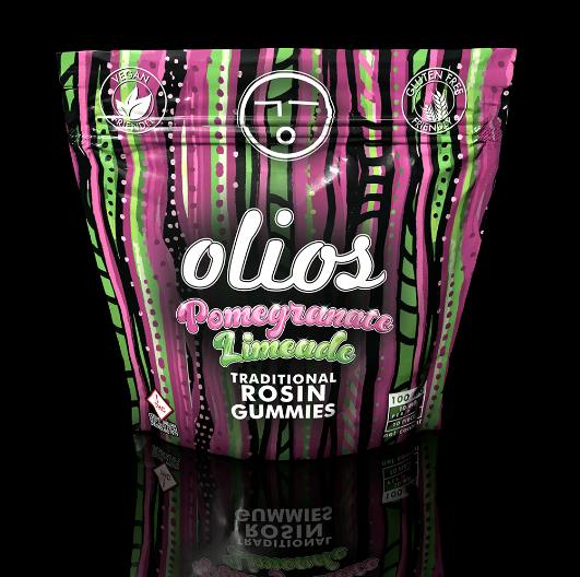 Olio - Pomegranate Limeade Rosin Gummies 100mg