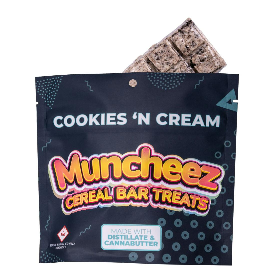Muncheez - Cookies N Cream - Cereal Bar 100mg
