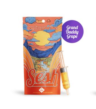 Sesh - Grand Daddy Grape - Distillate Syringe 1000mg