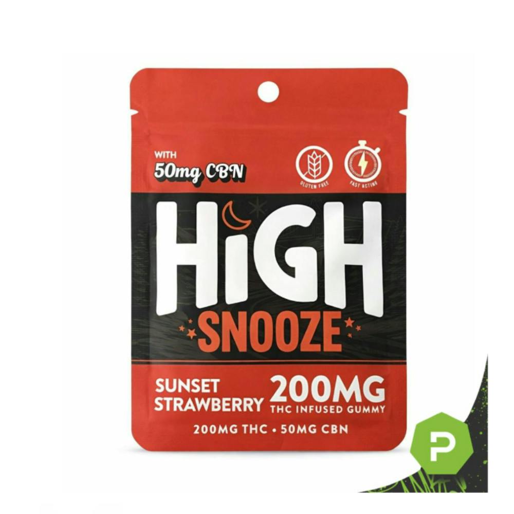 4:1 Sunset Strawberry (200mgTHC/50mgCBN) | High Chew - MI - Gummy