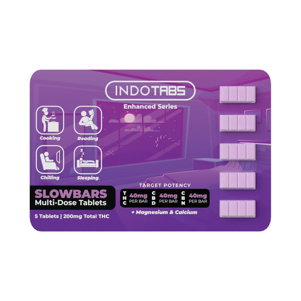 Indotabs Slow Bar Capsule 40mg | 5pk 1:1:1 THC:CBD:CBN