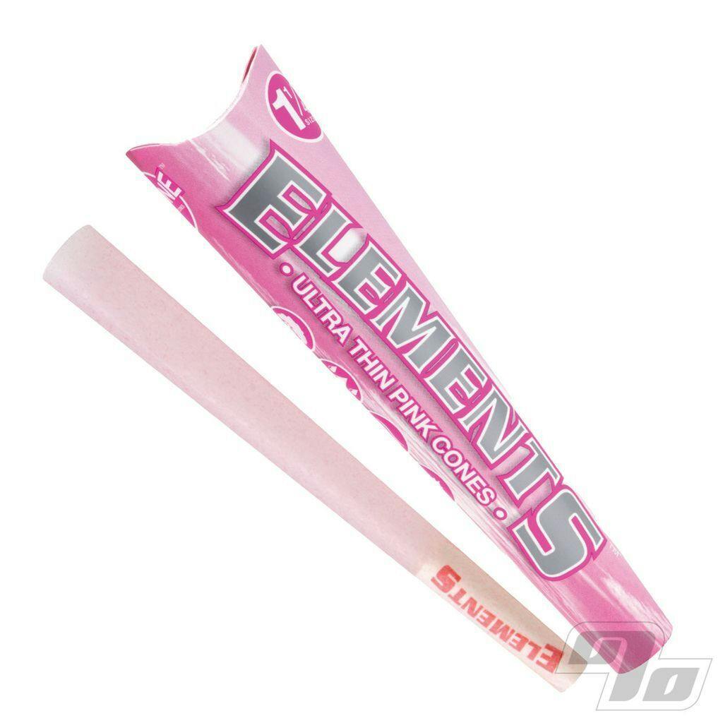 Elements 1 1/4 Pink Cones 6pk Papers Each