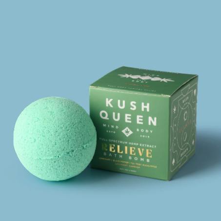 Kush Queen Relieve Bath Bomb 250mg