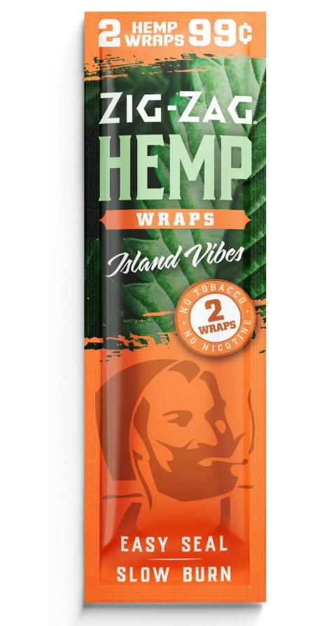 Zig Zag Hemp Wraps Island Vibes Papers Each