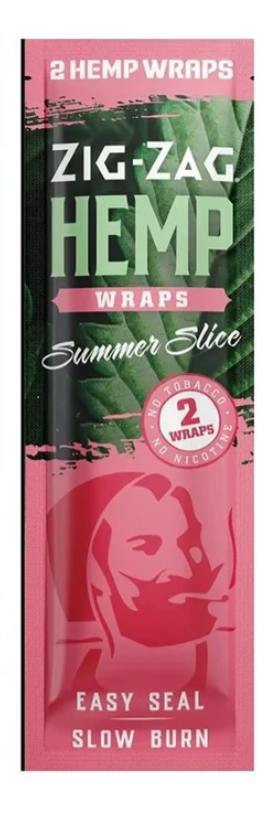 Zig Zag Hemp Wraps Summer Slice Papers Each