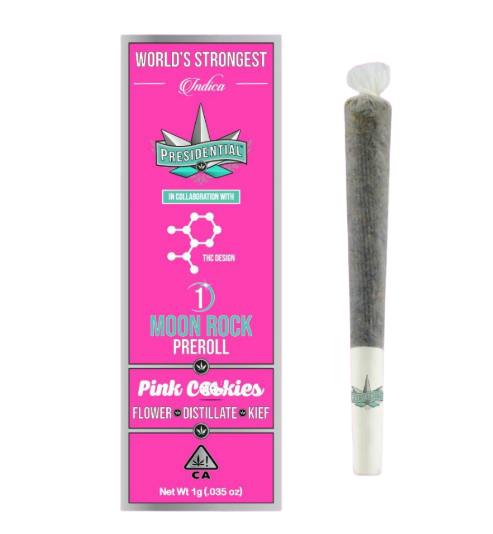 Presidential Moon Rock Pink Cookies