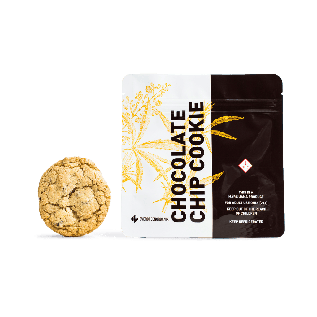 Evergreen Organix Chocolate Chip Cookies Medical Edibles 100mg | 5pk