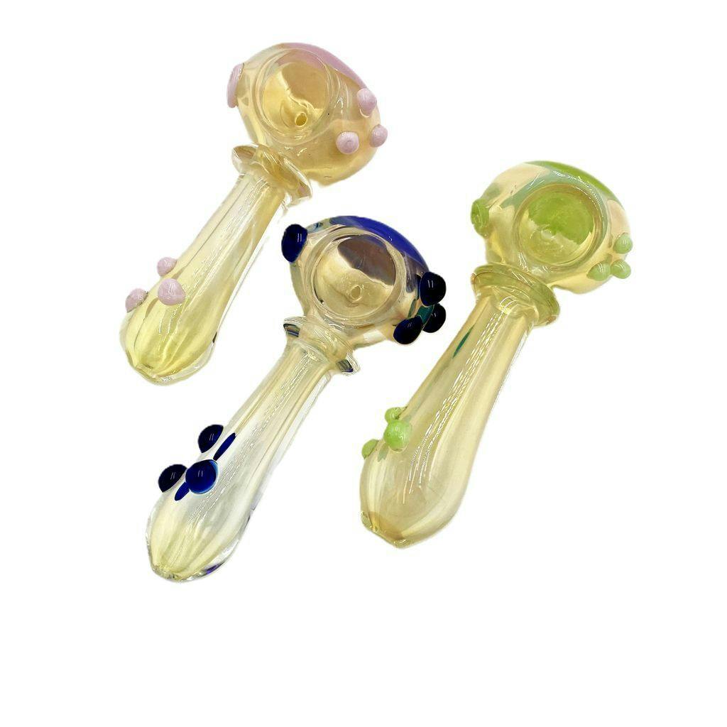 5" Bubble 1 Ring Fumed Pipe [GHP2049] Glass Each
