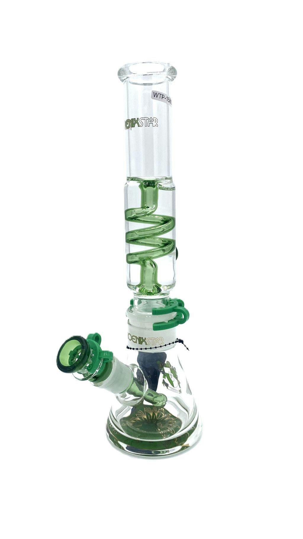 11.5" PHX FRZ Mini Beaker [WTP1585] Bong (Green)