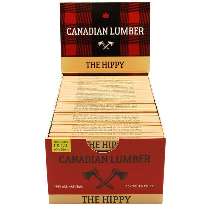 Canadian Lumber The Hippy 1 1/4 Rolling Paper w/ Filters