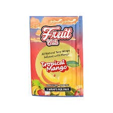 fruit cuts hemp wrap - Tropical Mango