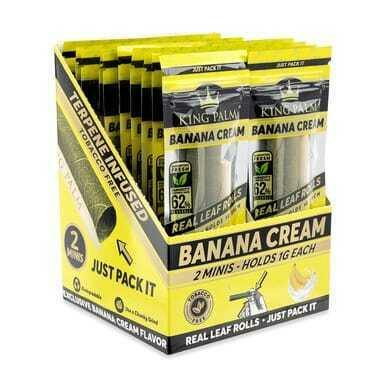 King Palm 2 Mini Banana Cream Rolls