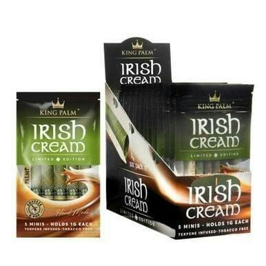 King Palm Irish Cream 5 Mini Rolls