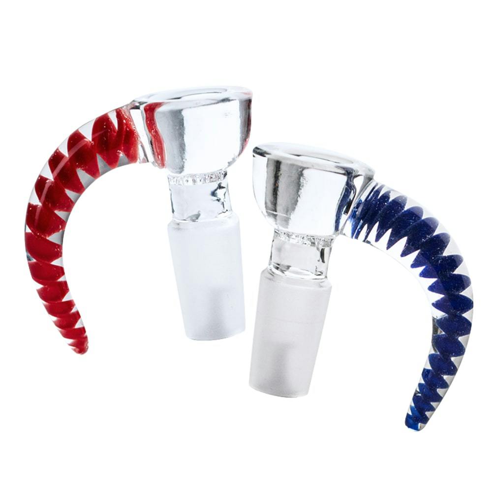 14mm OG Original Twistral Built-In Screen Bowl W/ Color Handle