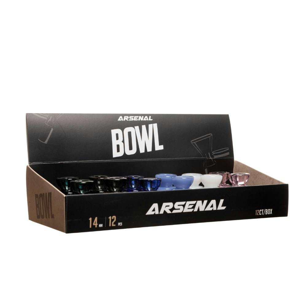 Arsenal 14mm Crown Series Glass Bowl