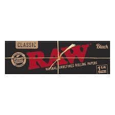 RAW CLASSIC BLACK 1 1/4 PAPERS