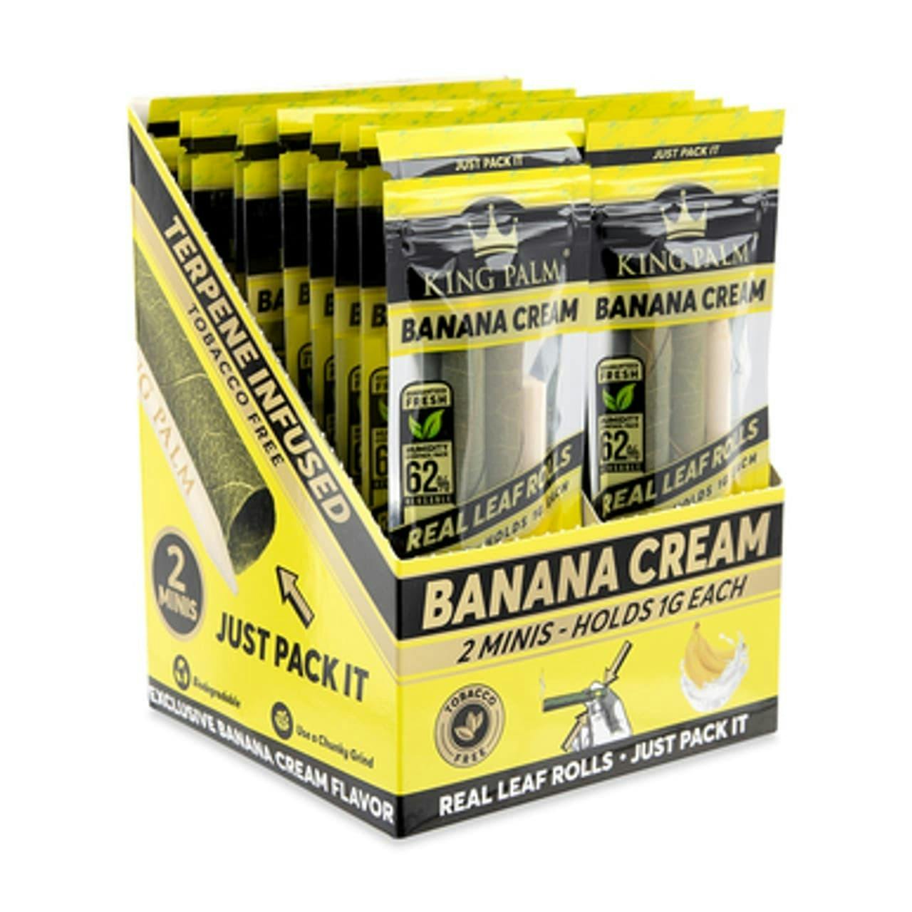 King Palm Mini Banana Cream Rolls
