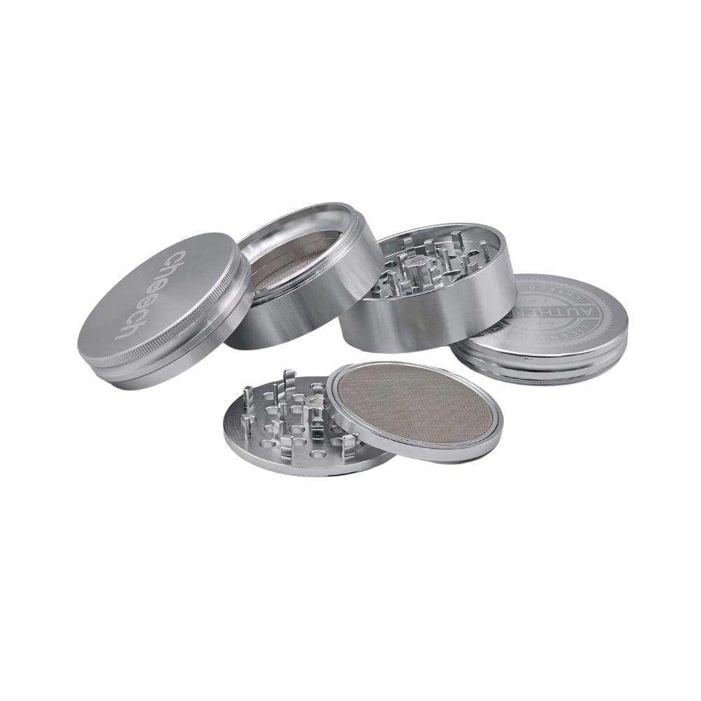 Cheech 70mm 4pc Grinder w/ Removable Teeth & Screen