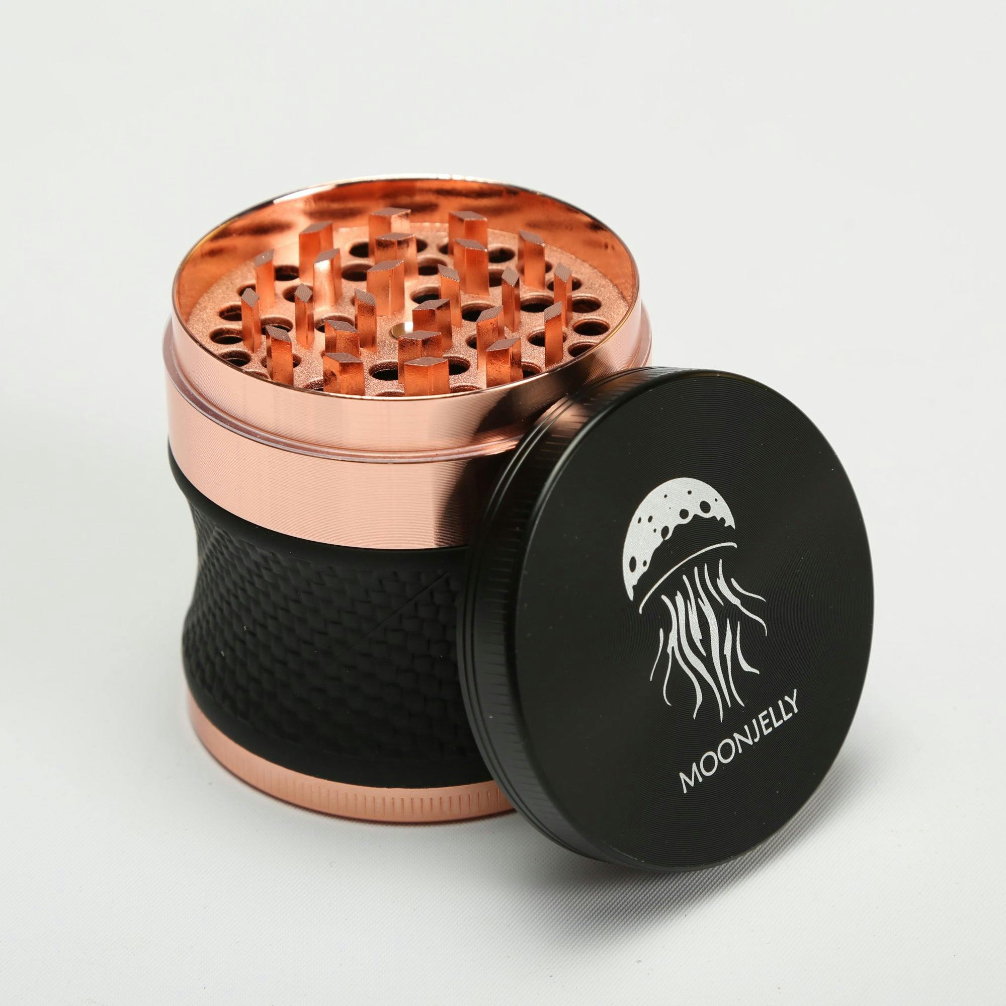 MOONJELLY | Explorer Aluminum Grinder | Rose Gold