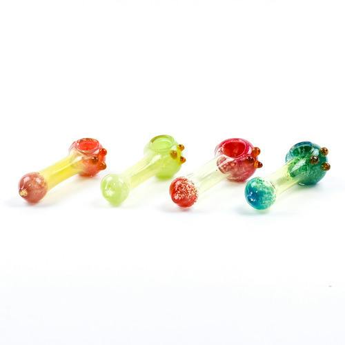 LuvBuds | 4.5" Knucklehead Fumed Hand Pipes | Assorted Colors