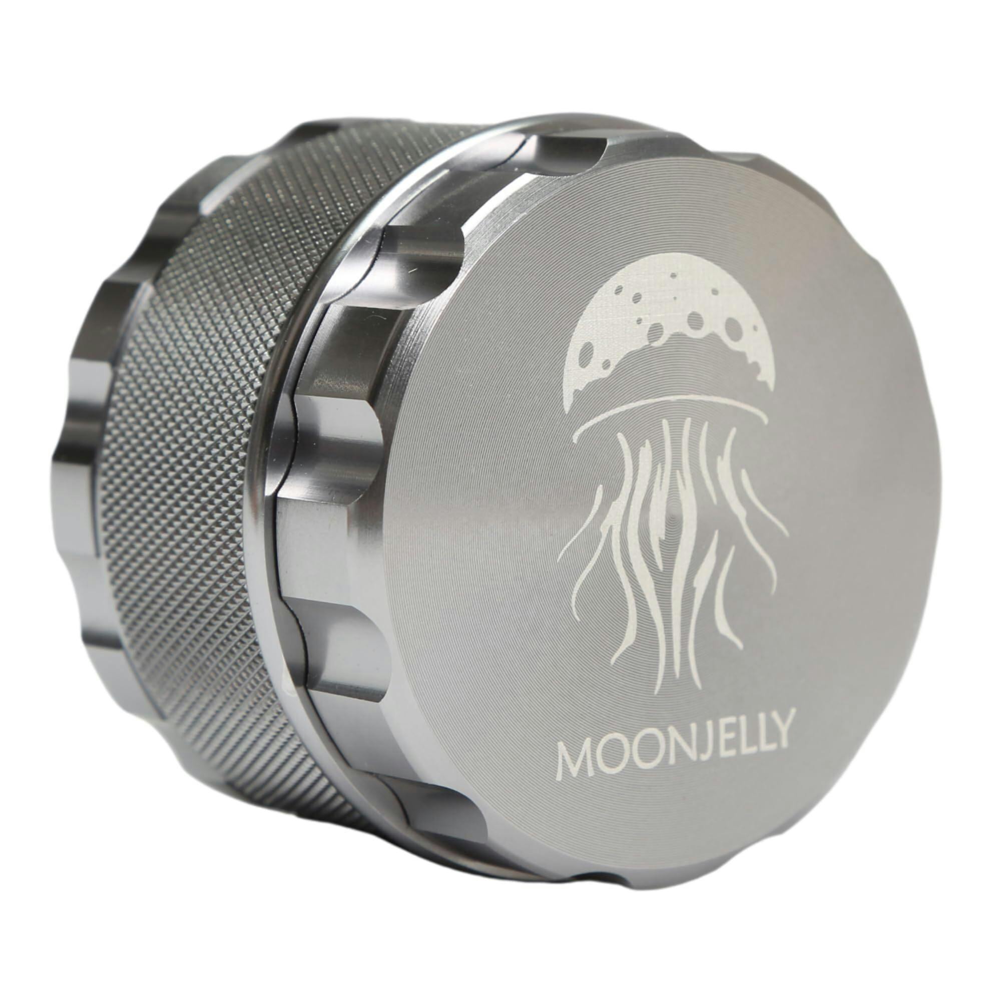 MOONJELLY | Quick-Turn Aluminum Grinder | Silver