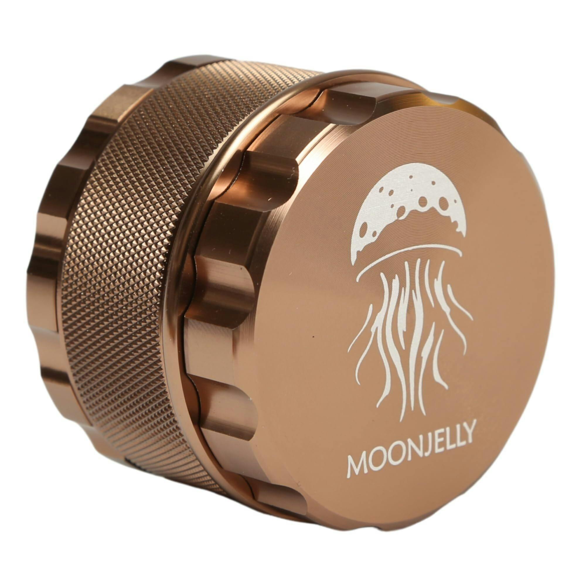 MOONJELLY | Quick-Turn Aluminum Grinder | Brown